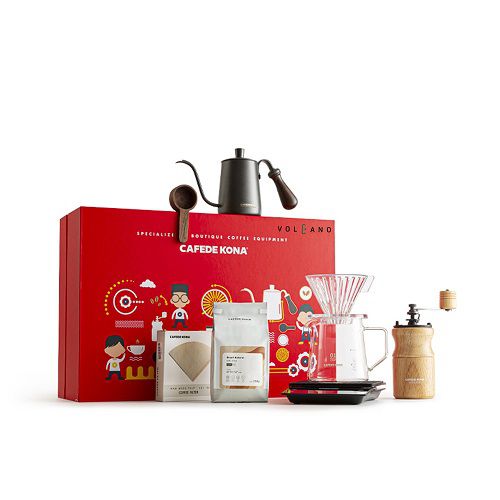 Combo bộ sản phẩm pha cà phê V60 Cafede Kona
